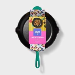 Tabitha Brown - 12" Enameled Cast Iron Fry Pan Green 
New with Tag